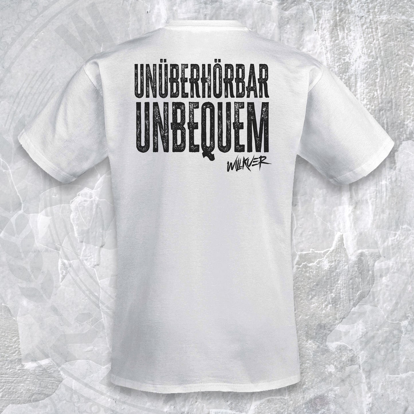 Unüberhörbar unbequem - White