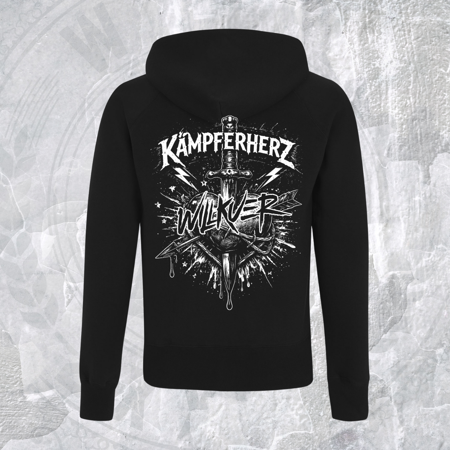 Zipper "Kämpferherz" (Unisex)